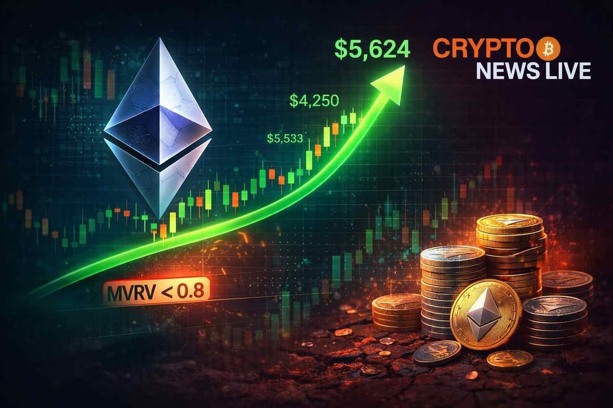 Ethereum MVRV Drops Below 0.8, a Historic Buy Signal