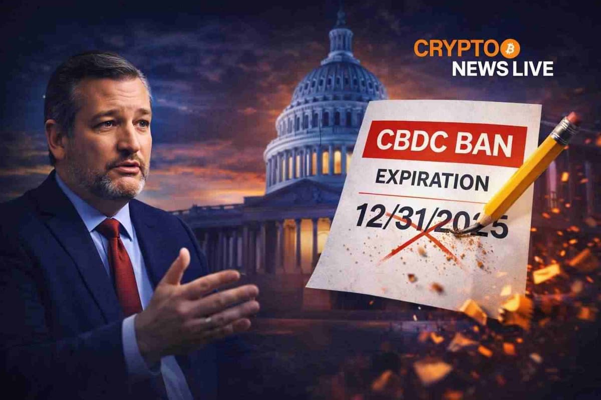 Cruz Pushes to Kill CBDC Sunset Clause in Senate