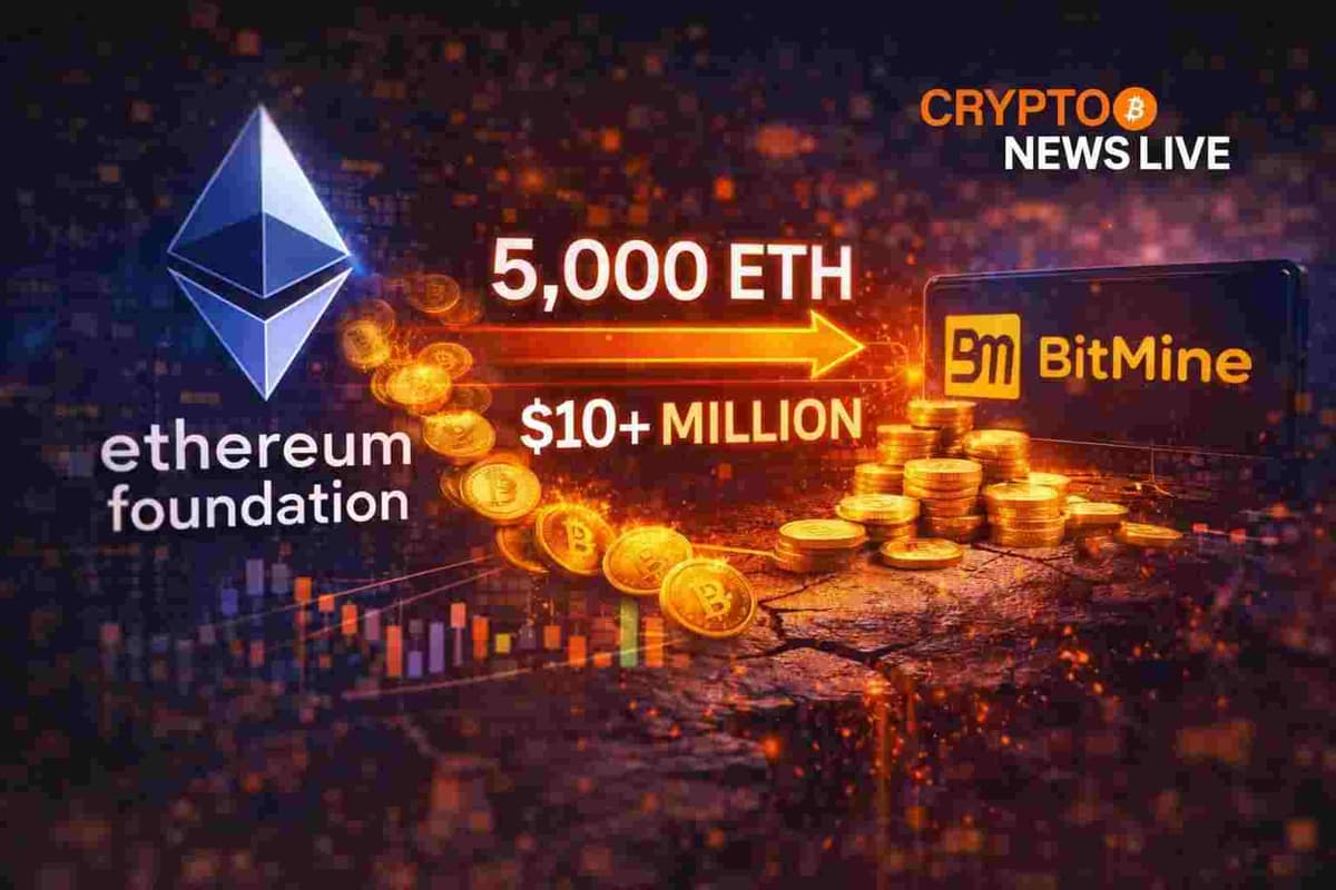 Ethereum Foundation Sells $10M ETH to BitMine OTC