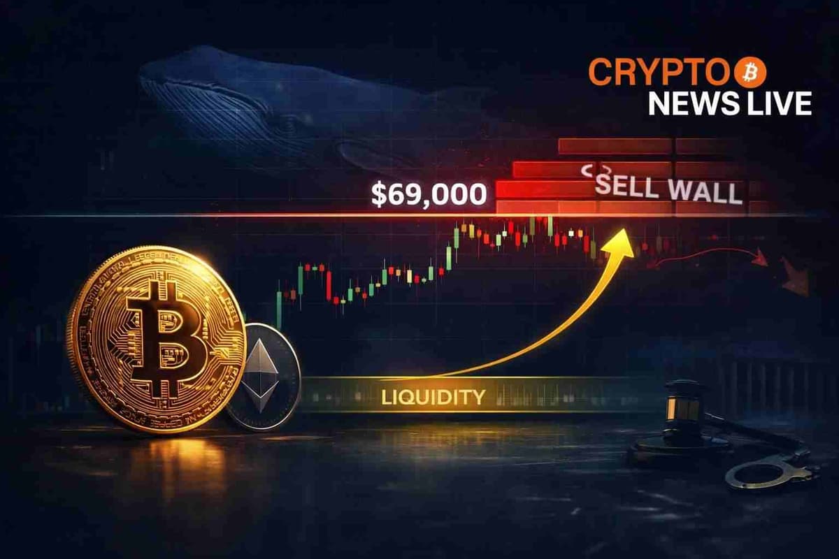 BTC Grinds Into $69K Supply Zone Before Drop