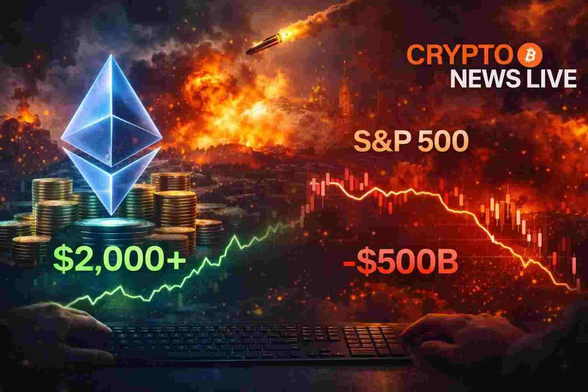 ETH Holds $2,000 as Trump Iran Speech Shocks Markets