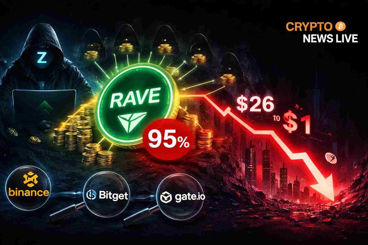 RAVE Token Crashes 95% After Insider Supply Flags