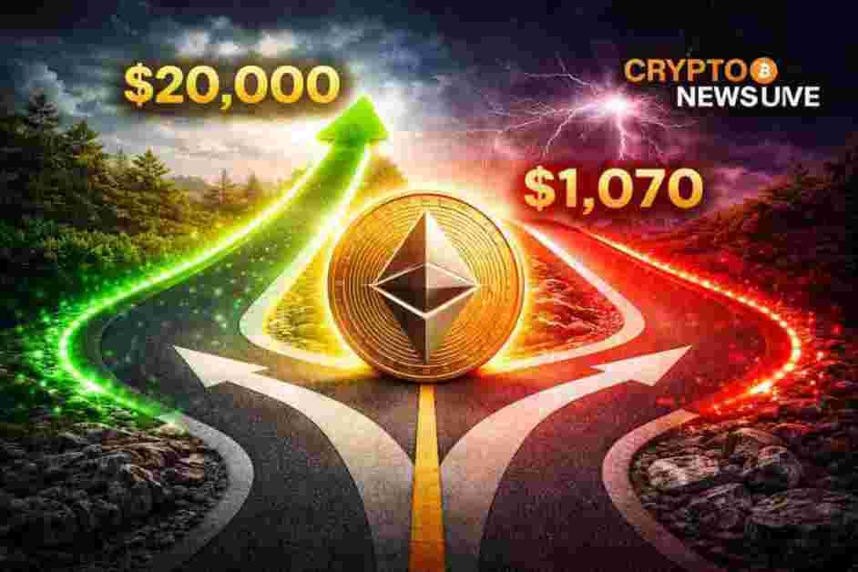 ETH Elliott Wave Map Eyes $20K — But $1,070 Floor Is Still on the Table