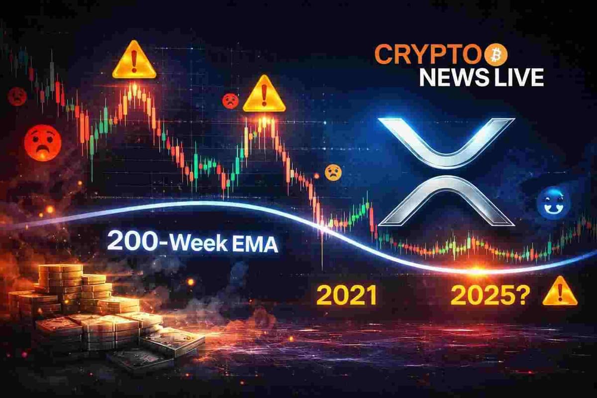 XRP 200-Week EMA Retests Signal Pattern Repeat Across Three Cycles