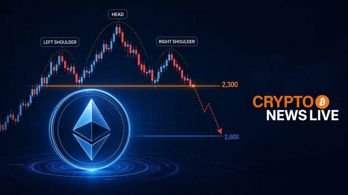 ETH Head and Shoulders Pattern Puts $2,000 Back on the Table