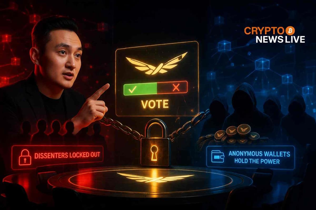 WLFI Token Unlock Vote Erupts as Justin Sun Calls It a Scam