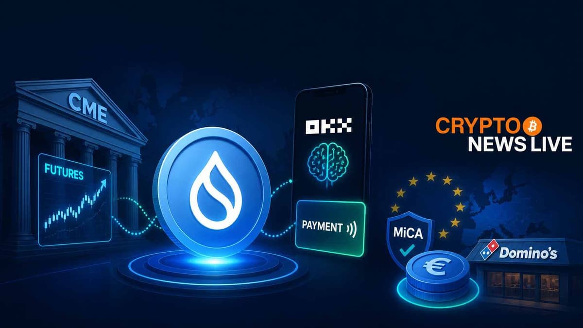 Sui Lands CME Futures, OKX AI Deal, and European Payment Rails in One Week