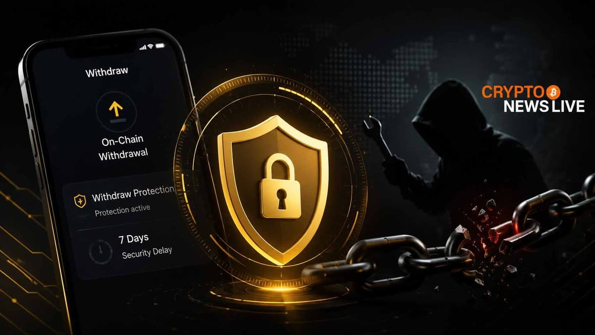 Binance Withdraw Protection Locks Crypto Against Physical Coercion Attacks