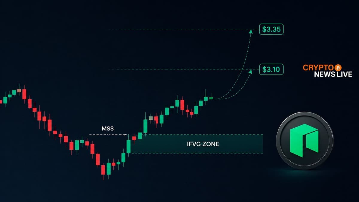 NEO Eyes $3.35 as IFVG Demand Zone Holds After Market Structure Shift
