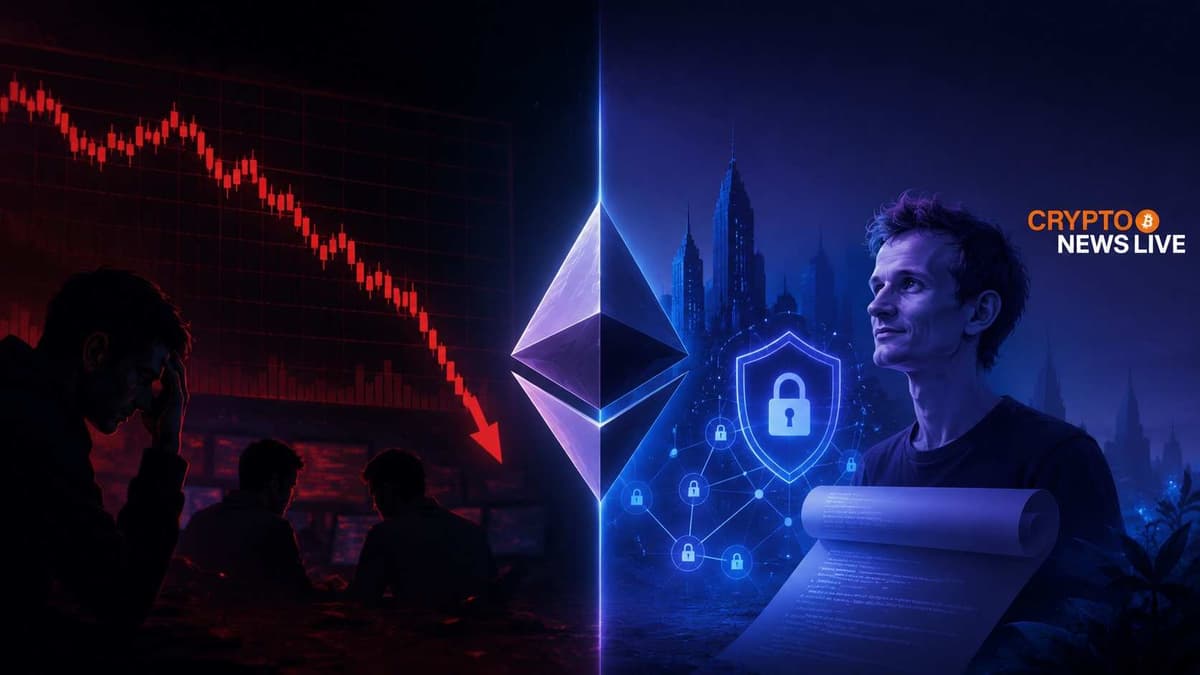 Ethereum Hits Peak Bearish Sentiment as Vitalik Unveils Privacy Upgrade Plans