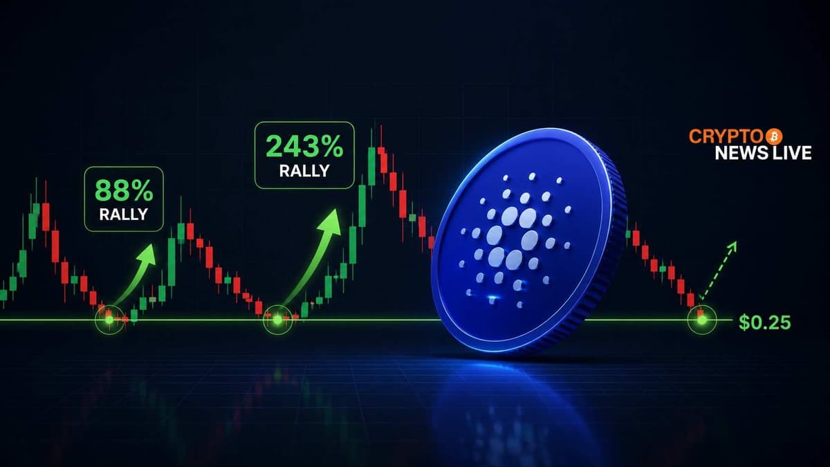 Cardano’s $0.25 Floor Has Launched Two Massive Rallies Before
