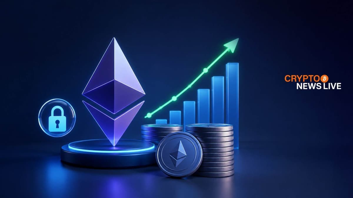Ethereum staking Hits Record 32.5% as Price Slides Below $1,700