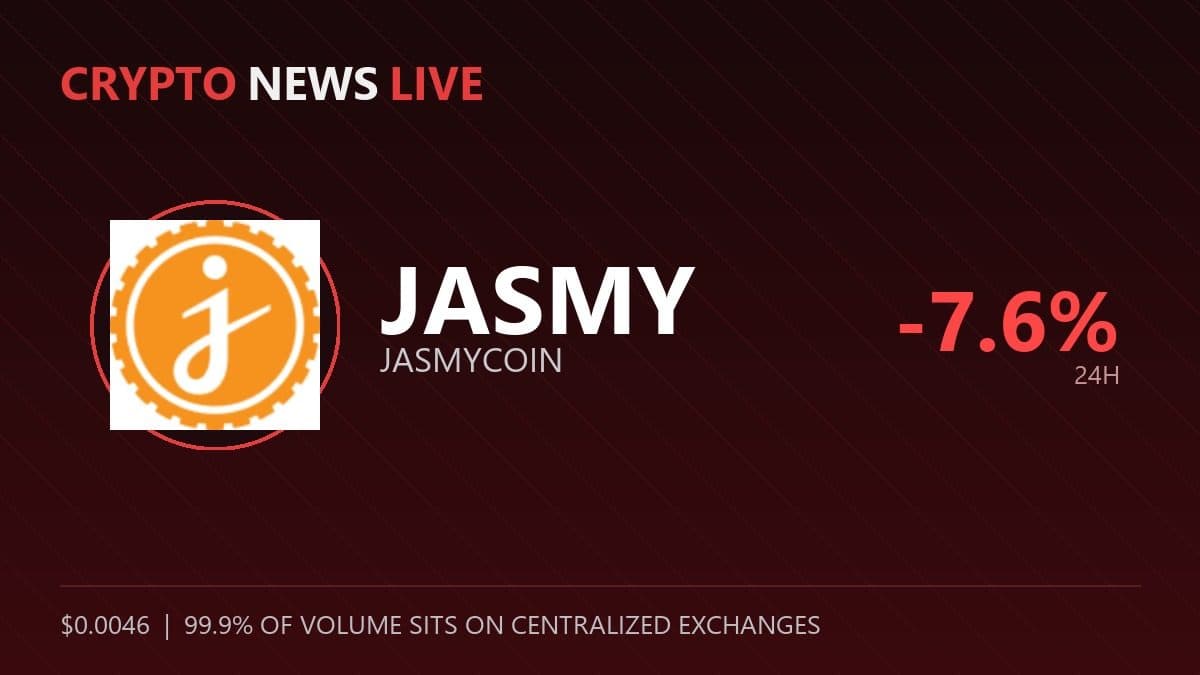 Upbit Is Cutting JASMY Loose September 14. The Sell-Off Started Two Weeks Early.