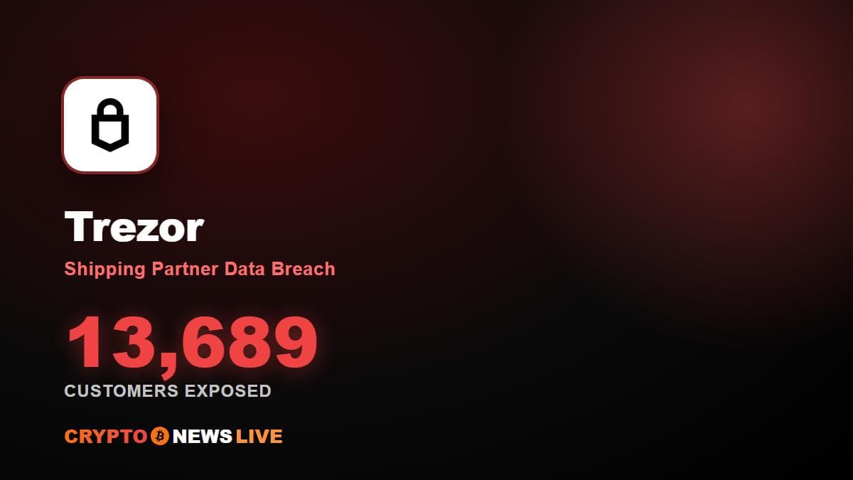Trezor Data Breach Exposes 13,689 Customers, CZ Pushes Software Wallets