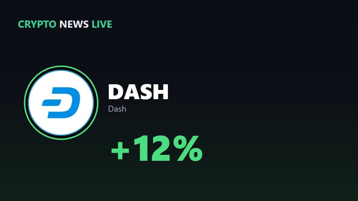 Dash Jumped 12% on a Quiet Saturday While Zcash and Monero Sat Still