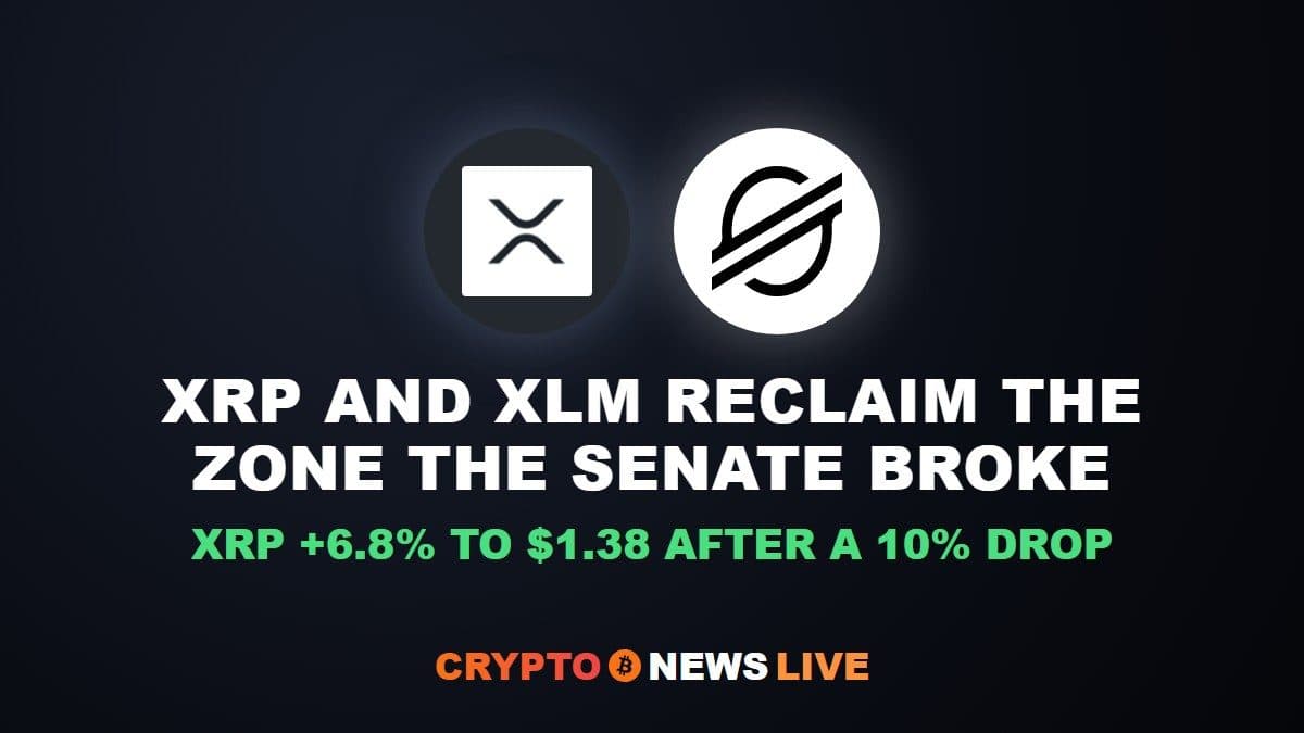 XRP and XLM Won Back the Levels the Senate Vote Took Away