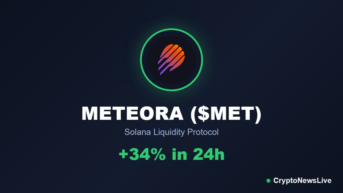 Meteora (MET) Jumps 34% After Staking Cycle 2 Closes With 89M Tokens Locked
