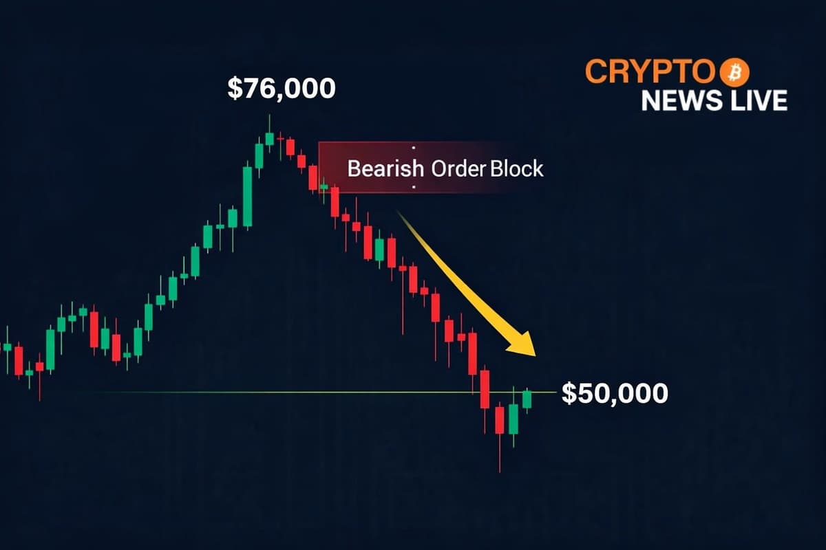 Bitcoin $76K Rejection Signals Lower High Ahead