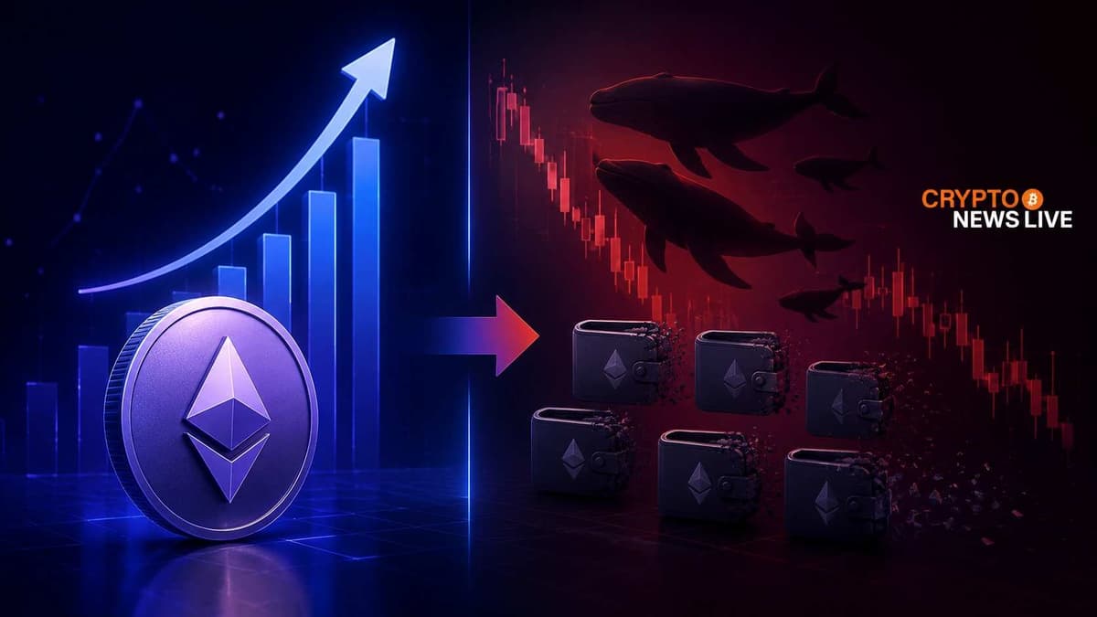 Ethereum Supply on Binance Hits February High as Whale Count Drops Sharply