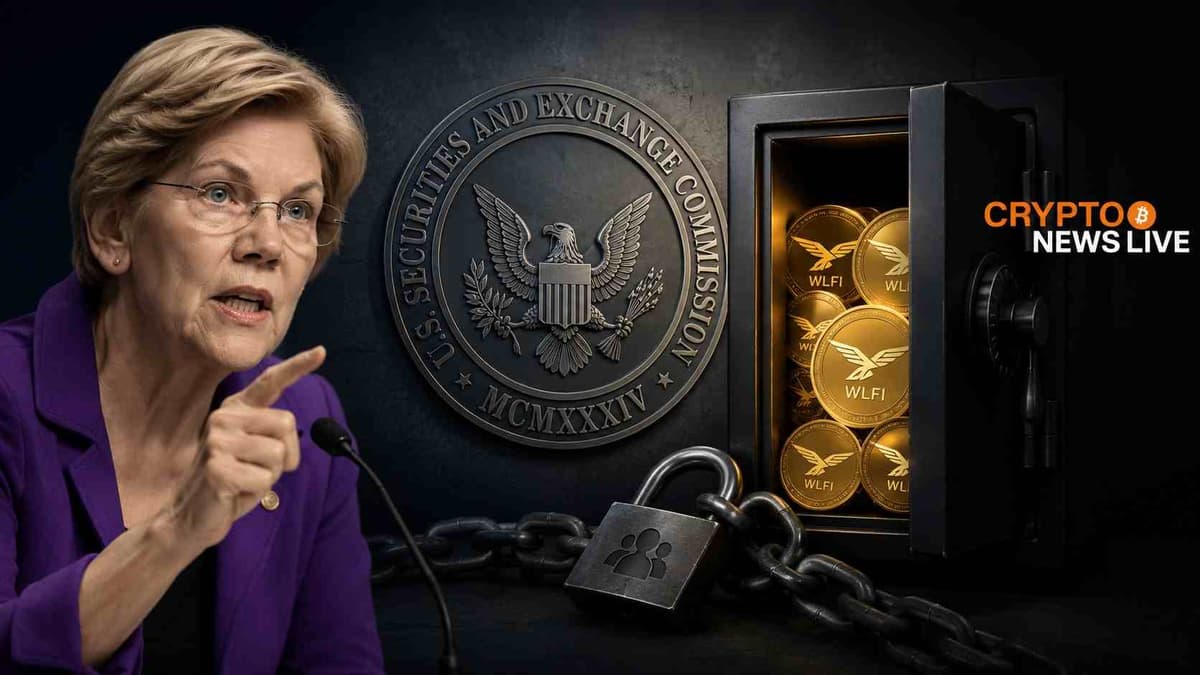 Warren Presses SEC to Probe Trump Crypto Firm After $75M Insider Loan