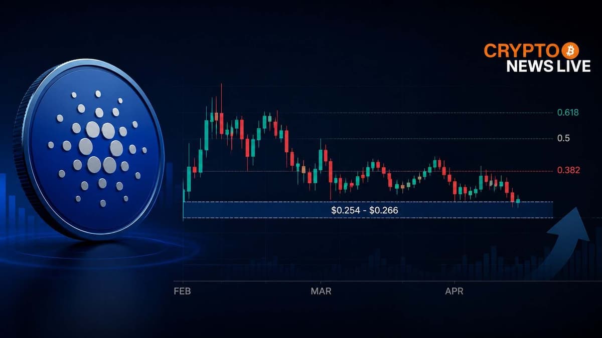 Cardano ADA Stalls Near Support as Weak Structure Keeps Bulls Waiting