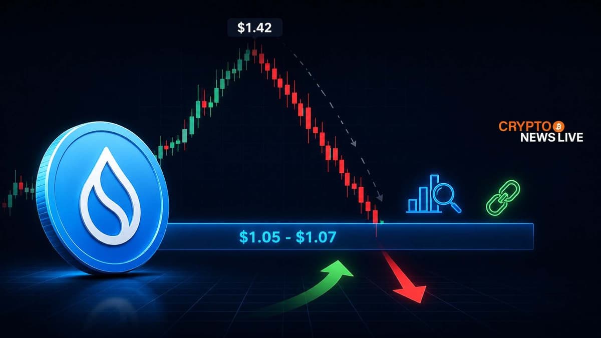 SUI Hits $1.42 Then Retreats — The $1.05 Zone Now Decides Everything