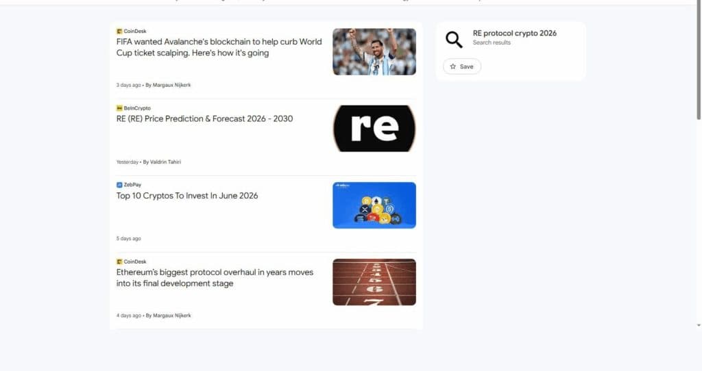 Google News RE
