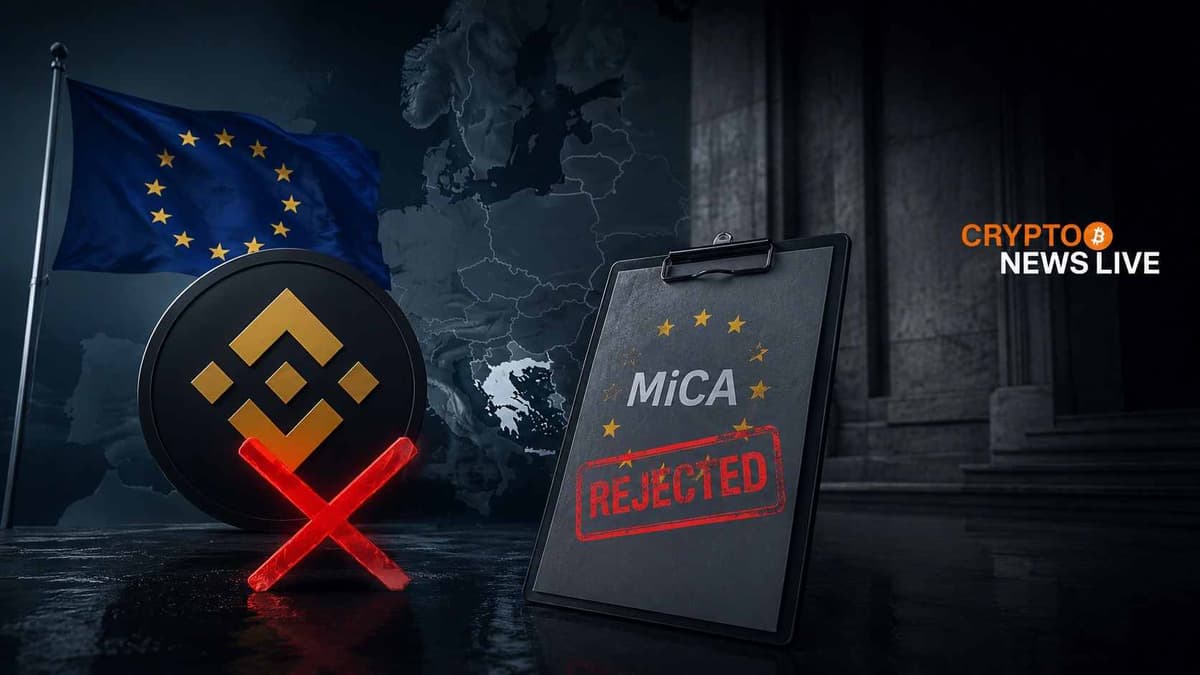 Binance Faces EU Shutdown as Greece Rejects MiCA Licence Bid