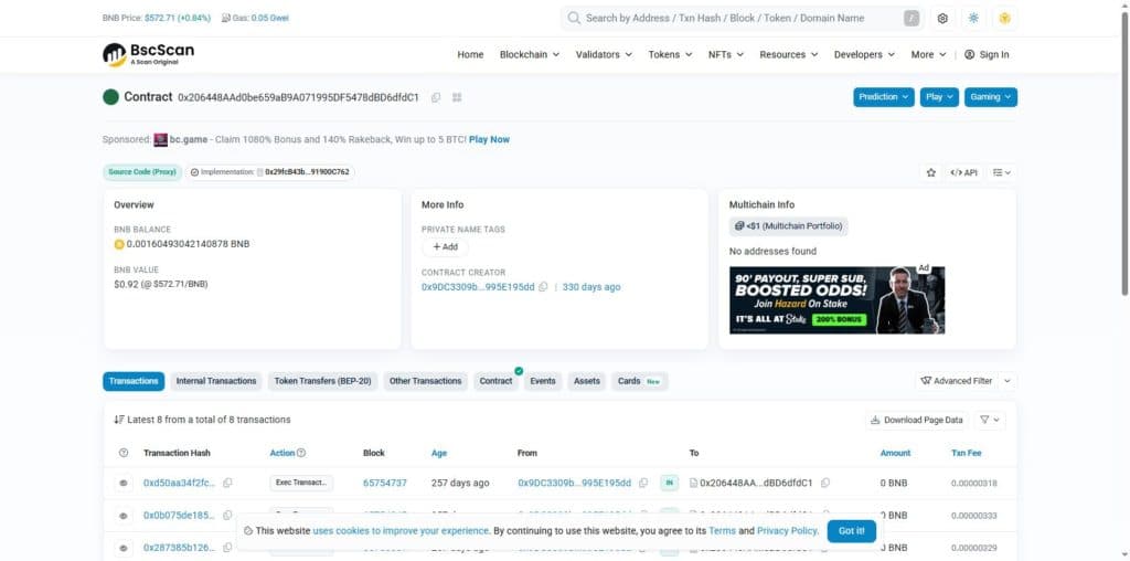 POWER $100,000 buy slippage on PancakeSwap