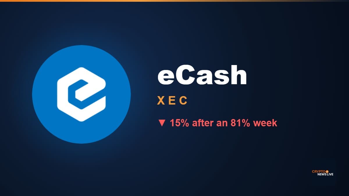 eCash Fell 15% After an 81% Rally Built on a Fork That Isn’t XEC’s