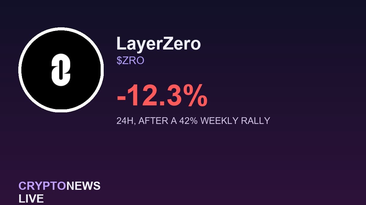 LayerZero Fell 12% Today. Its Own News Feed Blamed the Wrong Hack