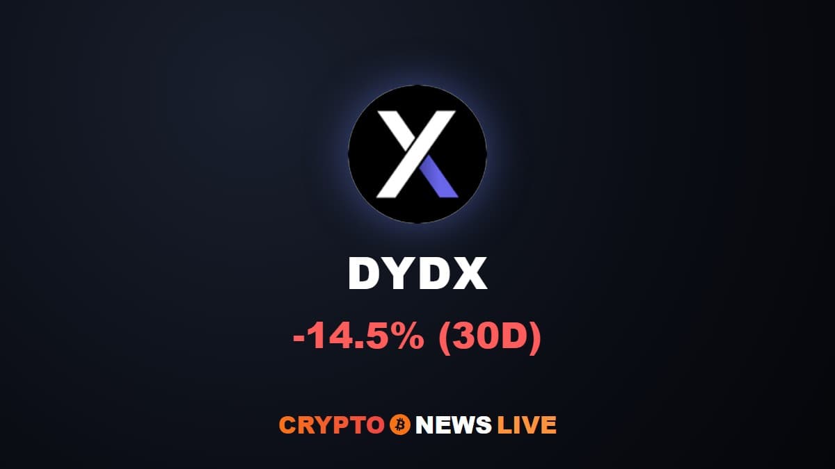 dYdX’s Bounce Just Failed the Same RSI Signal That Called Both July Tops