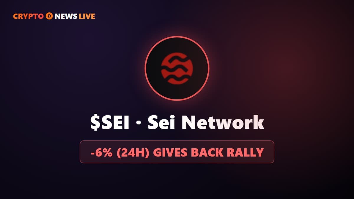 Sei Gained 52% This Week, Then Gave Back 6% On Falling Volume