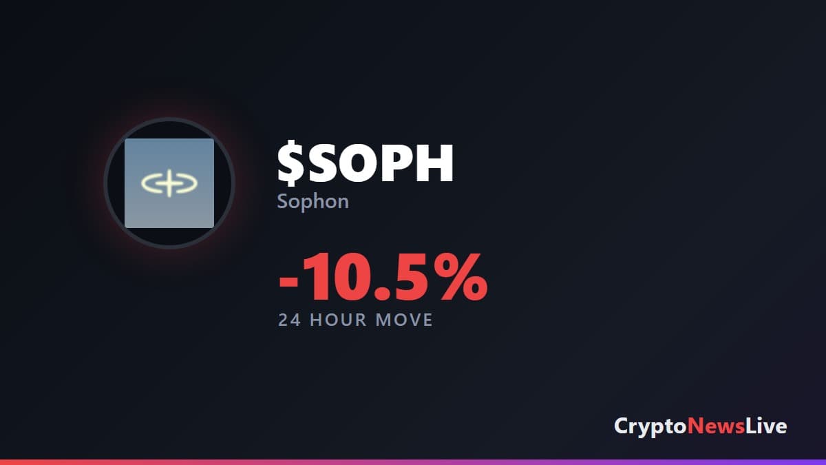 Sophon’s Token Fell 10% Today. Its Chain Recorded Zero Active Addresses.