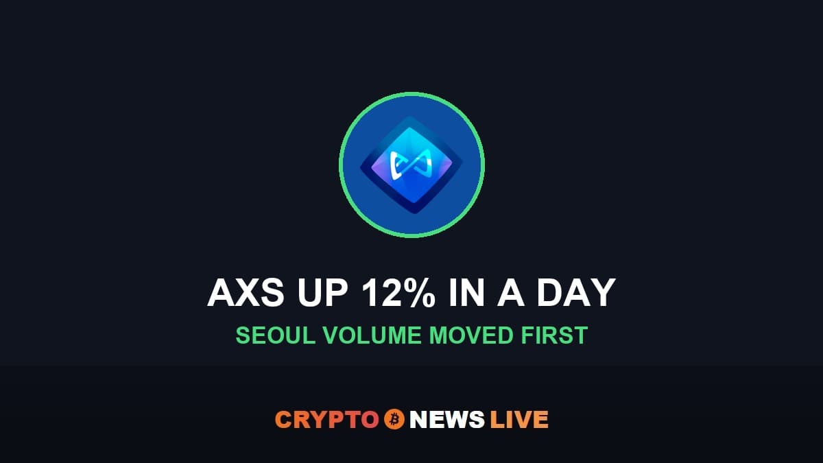 AXS Price Rally Began in Seoul, Not in Axie Infinity’s Feed