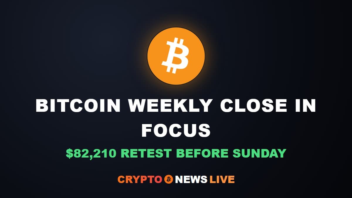 Bitcoin Weekly Close Decides Whether $82,210 Is Support Again